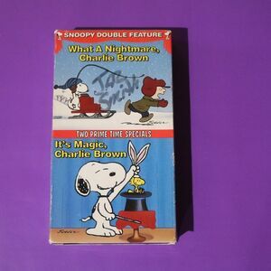 Snoopy Double Feature VHS